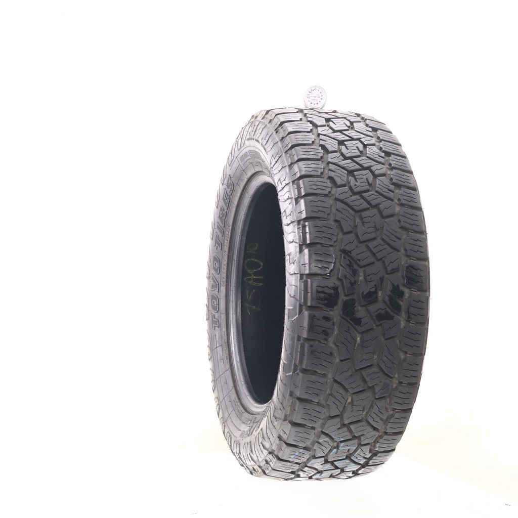 Set of (4) Used 265/60R18 Toyo Open Country A/T III 110T – 9.5-11/32