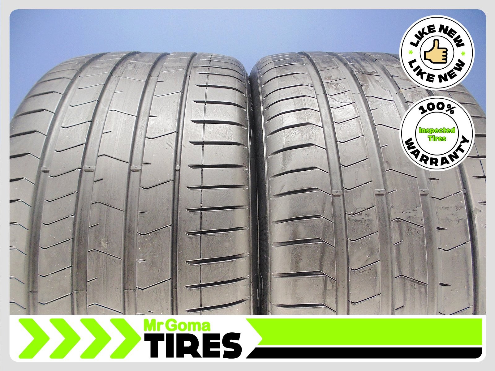 2 PIRELLI P ZERO PZ4 RSC RFT XL 315/35R21 USED TIRES 8/23 TREAD PZERO 3153521