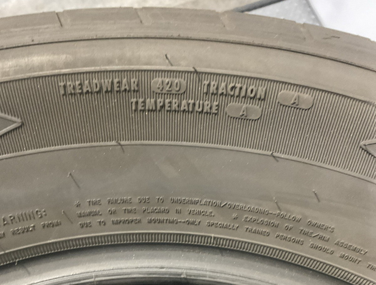 4- Used GOODYEAR EAGLE ENFORCER 255/60R18 108V SL VSB FO