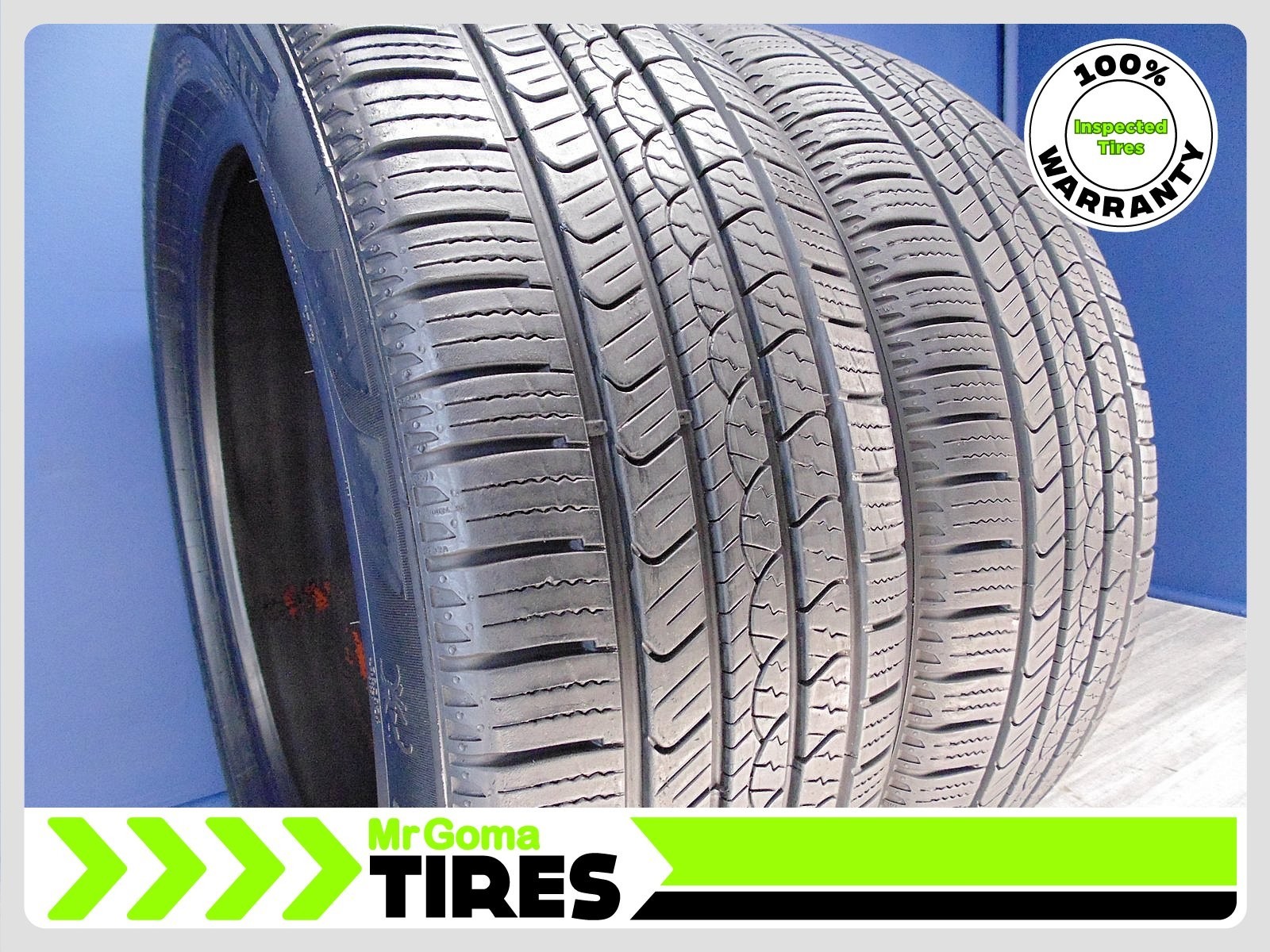 2 PIRELLI SCORPION TM AS PLUS 3 235/55R20 USED TIRES 8.8/32 TREAD 2355520