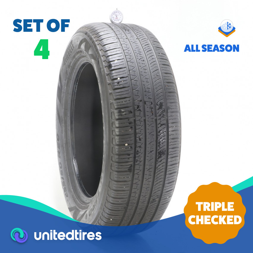 Set of (4) Used 255/60R20 Pirelli Scorpion Zero LR 113V – 6-7.5/32