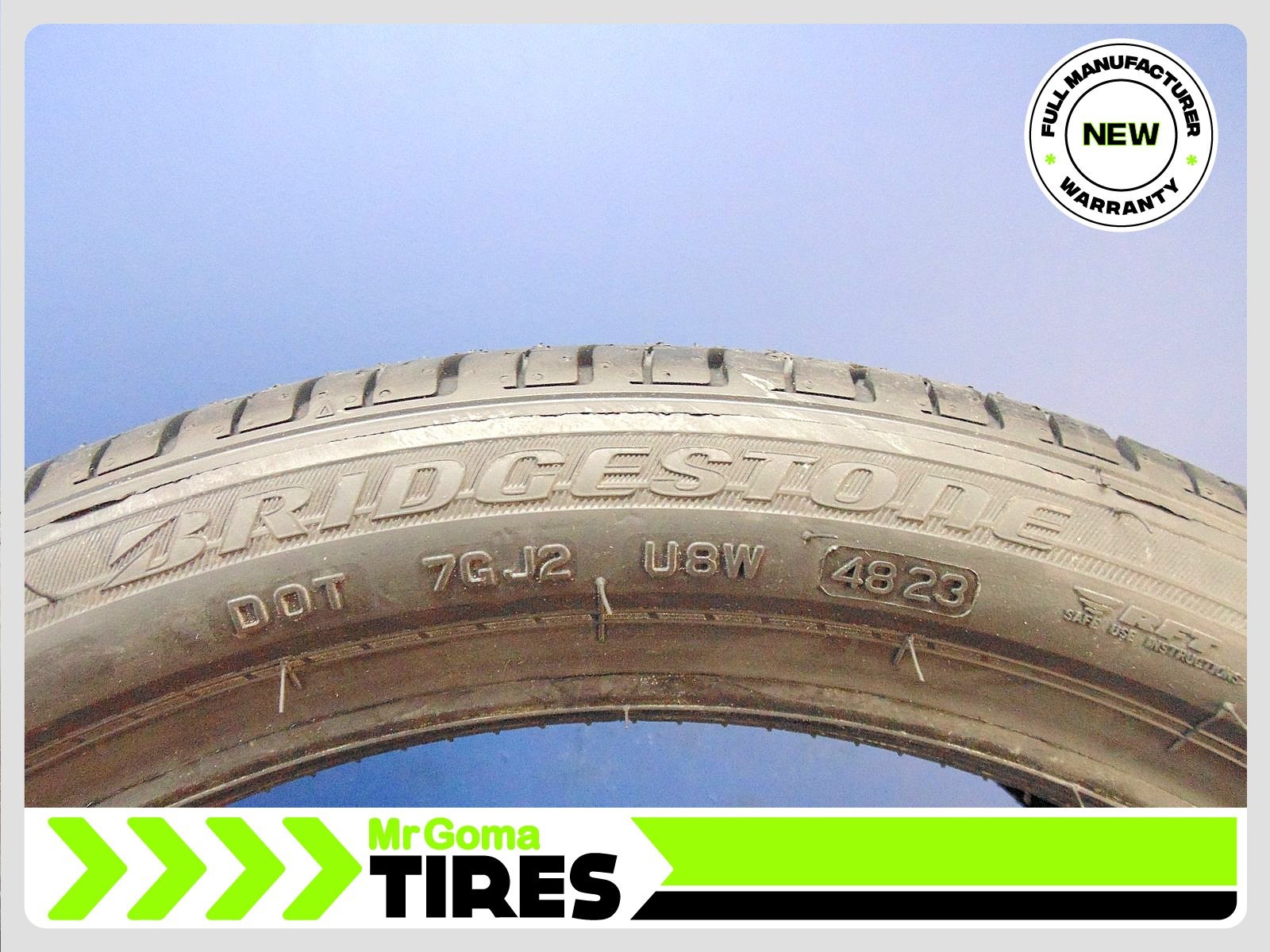 2 BRAND NEW 225/40R19 BRIDGESTONE TURANZA EL450 AR RFT TIRES Run flat 2254019