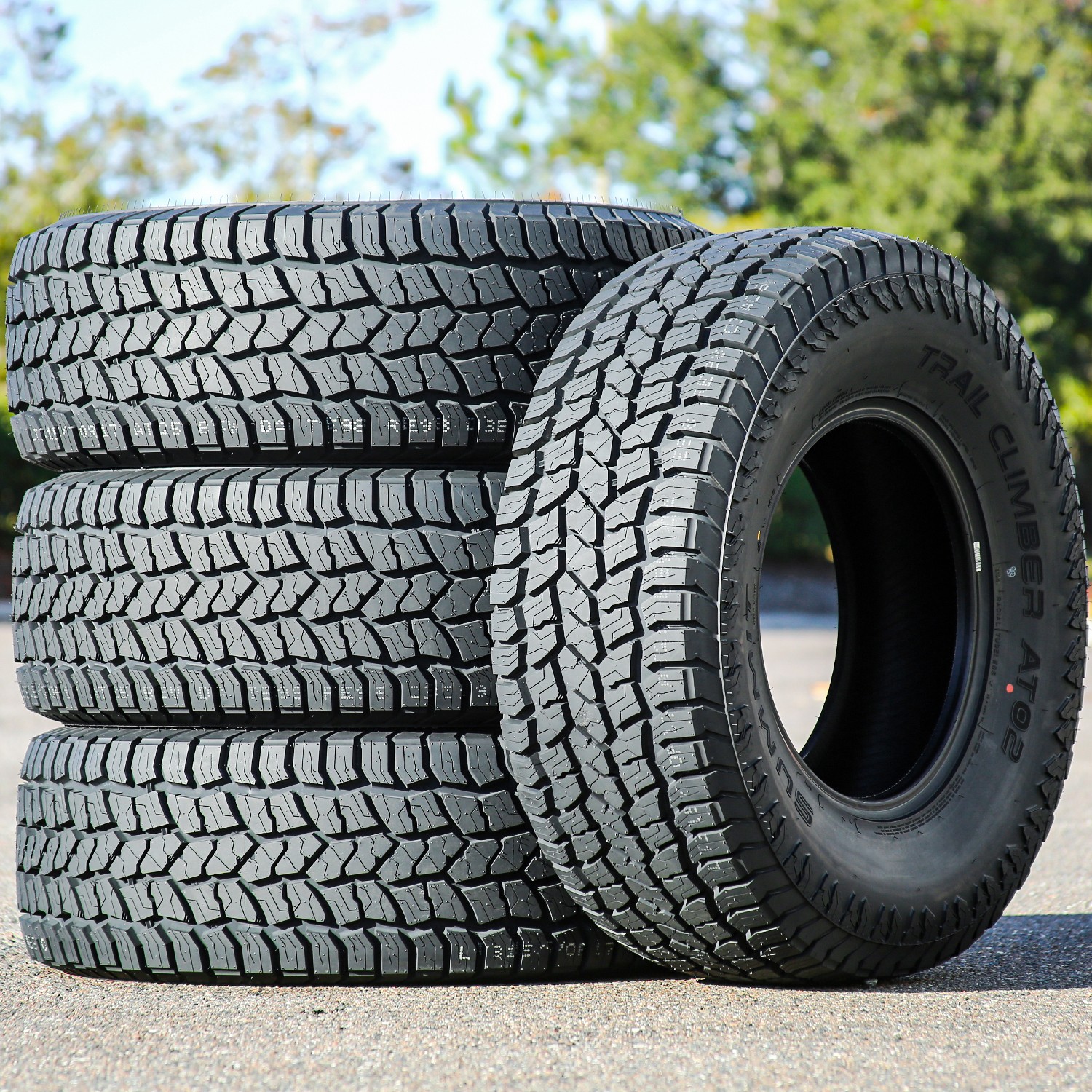 Summit Trail Climber AT02 255/65R17 110T A/T Tire 50k Mi Warranty 620AB