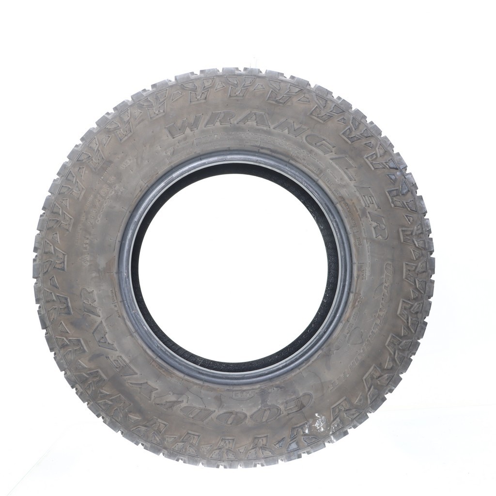 Set of (4) Used 265/70R16 Goodyear Wrangler Ultra Terrain AT 112S – 9.5-10.5/32