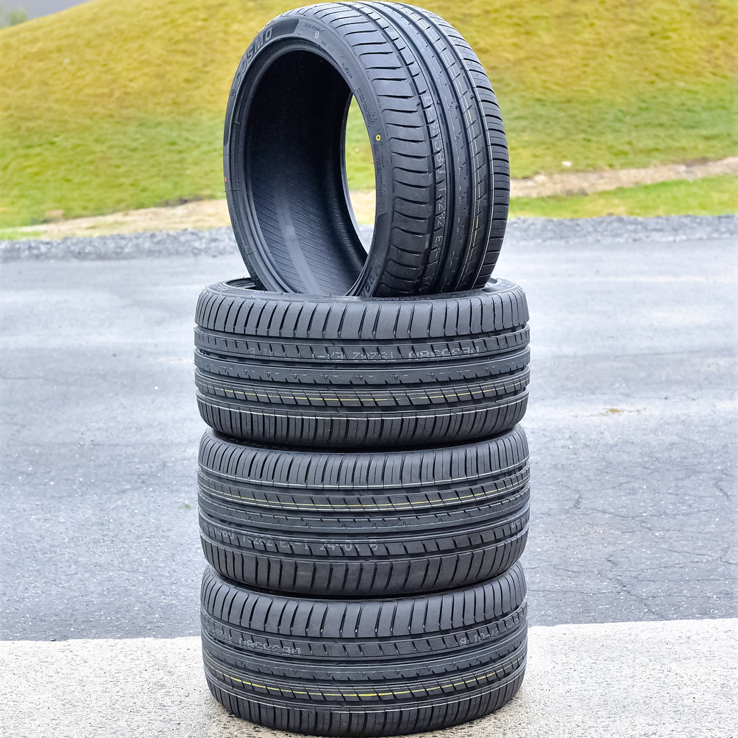 2 Tires Cosmo MuchoMacho 225/45R18 ZR 95Y XL A/S All Season High Performance