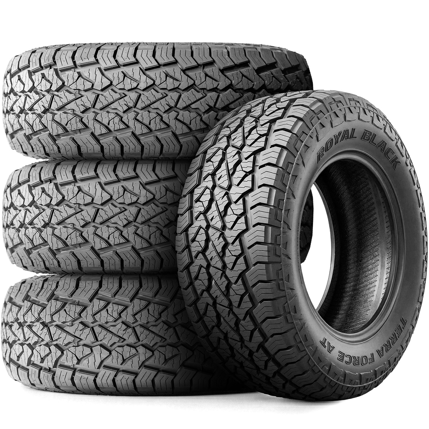 4 Tires Royal Black Terra Force AT 215/65R16 98V A/T All Terrain