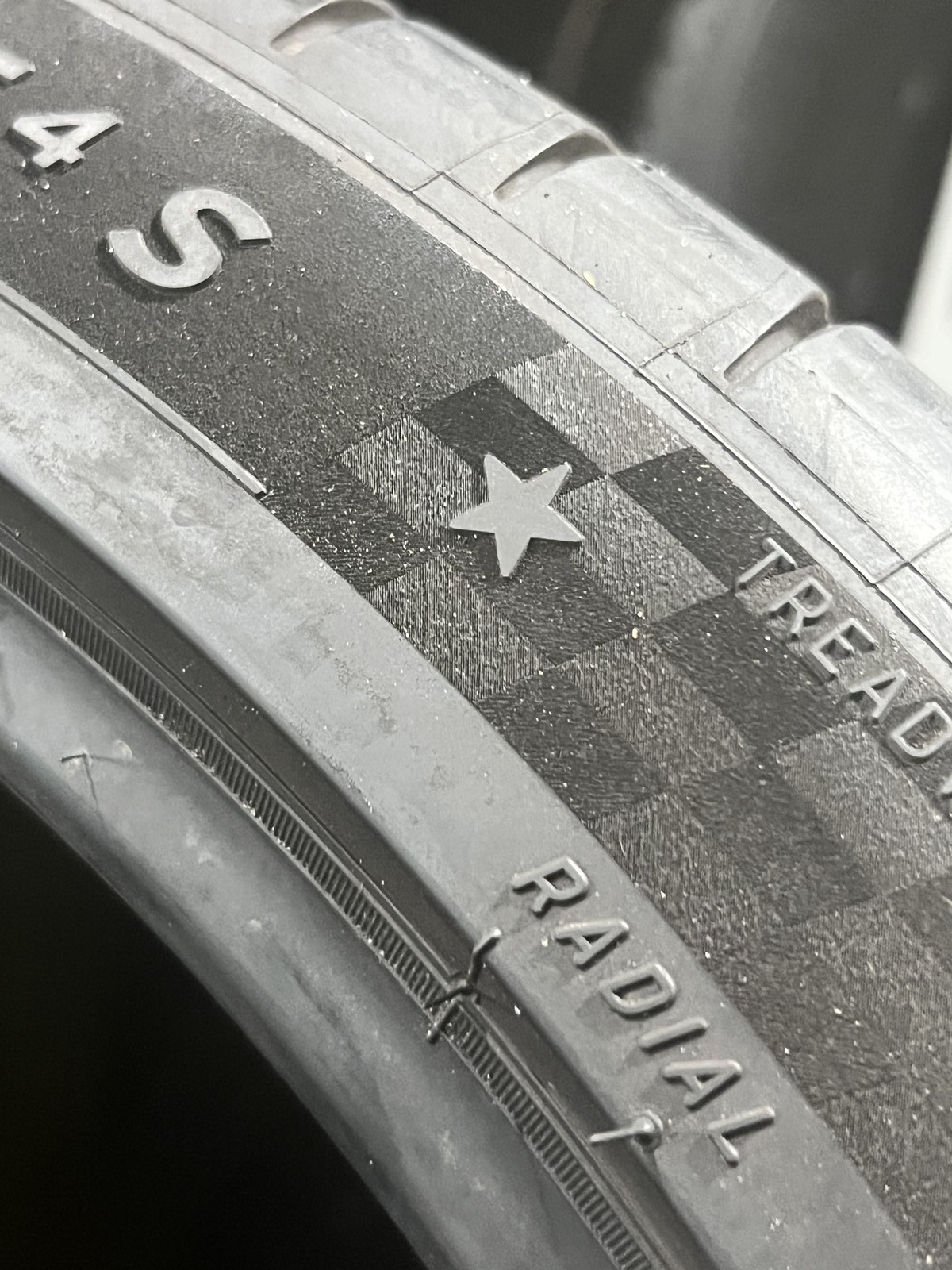 1 Tire Michelin Pilot Sport 4 S ★ BMW 315/30ZR22 107Y DOT.1625 8/32 NO Patch