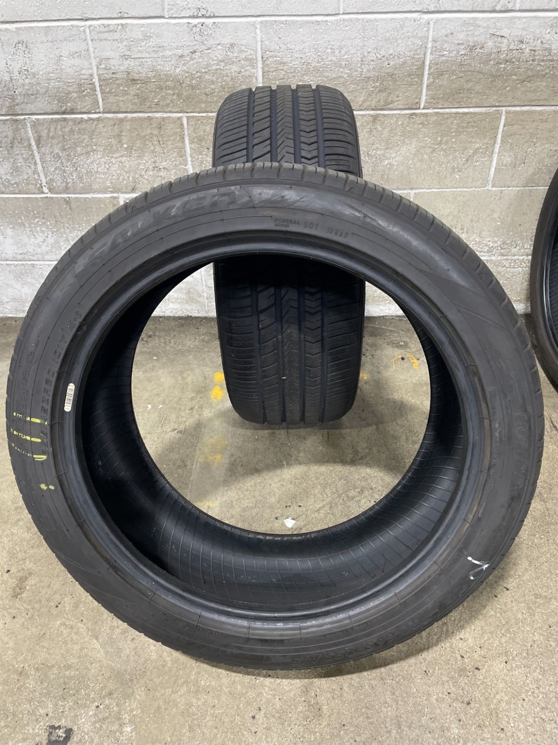 2x P255/45R20 Falken Pro G6 Sport A/S 9/32 101 Y Used Tires 2554520