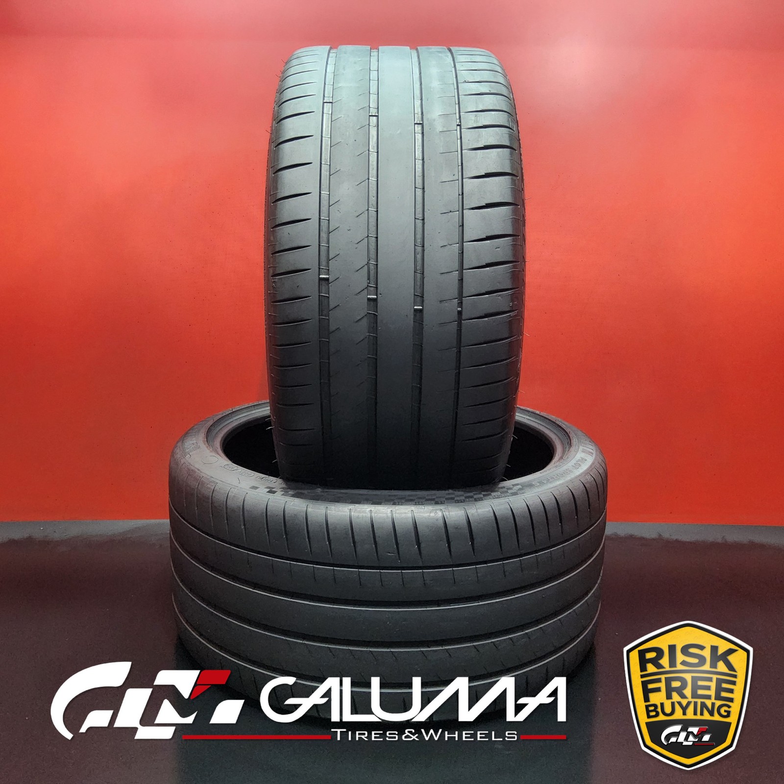 Set of 2 Tires LikeNEW Michelin Pilot Sport 4S 315/30ZR22 315/30/22 107Y #94583