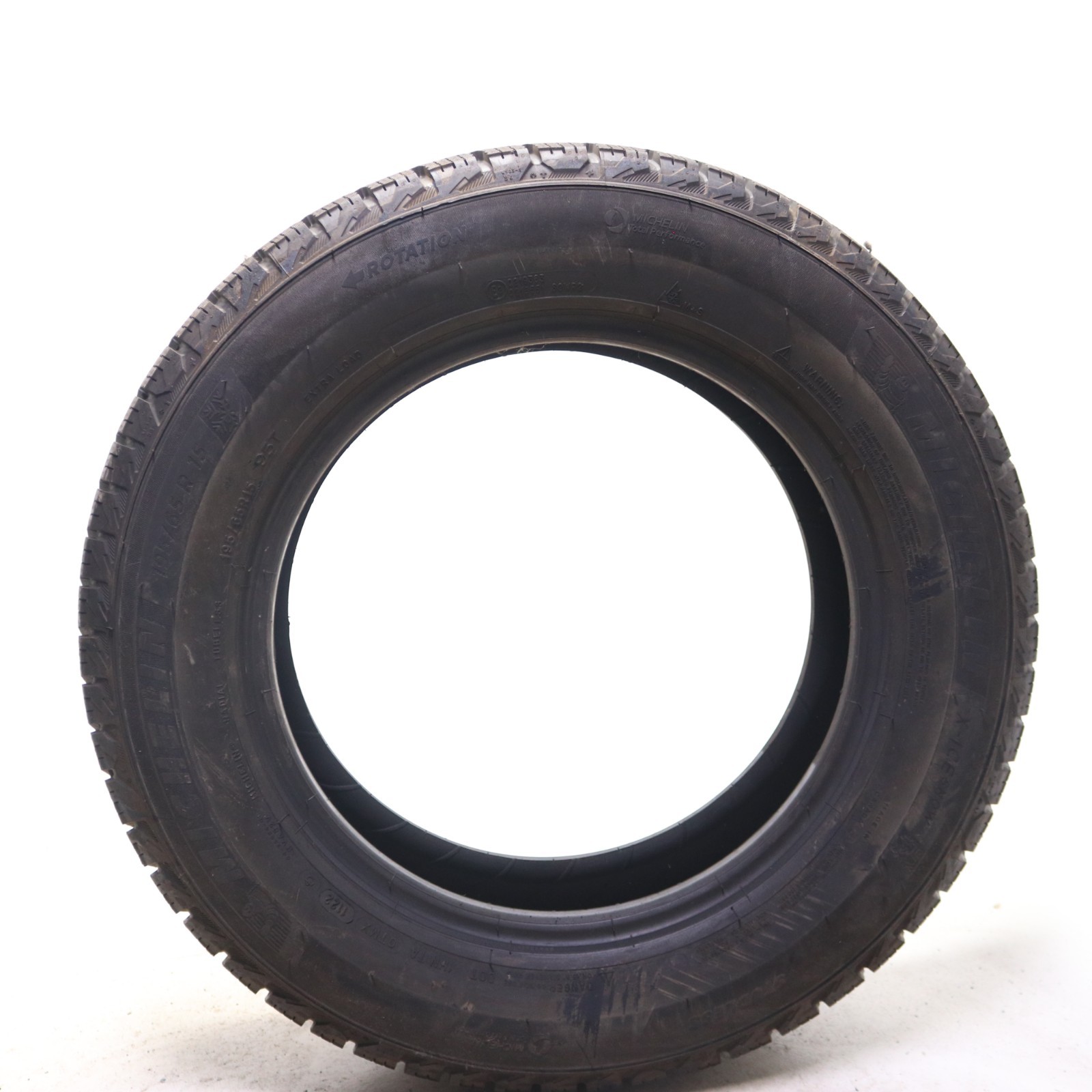 Set of 4 New 195/65R15 Michelin X-ICE Snow – 95T – 10/32