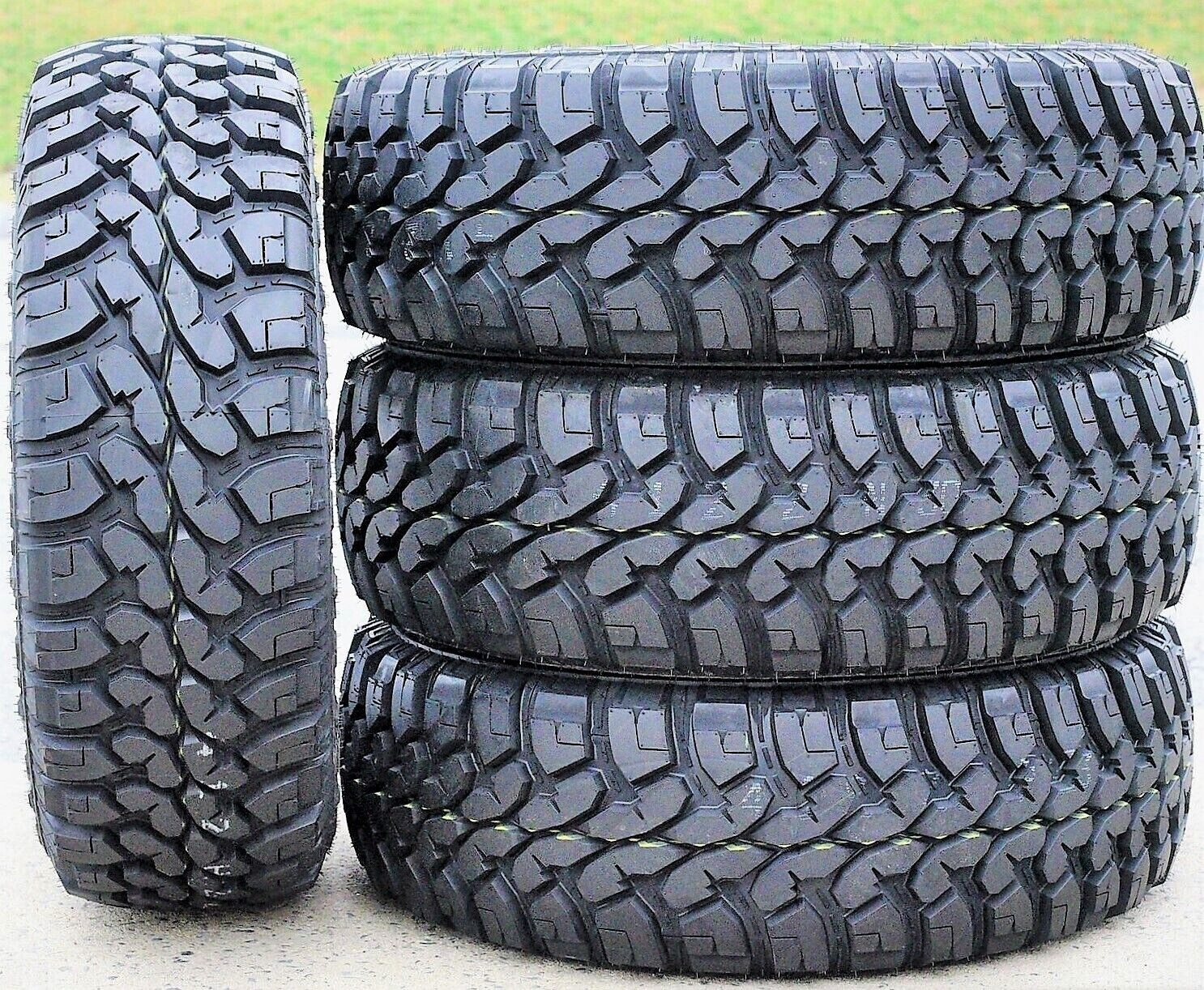 4 Tires LT 235/75R15 Forceum M/T 08 Plus MT Mud Load C 6 Ply (OWL)
