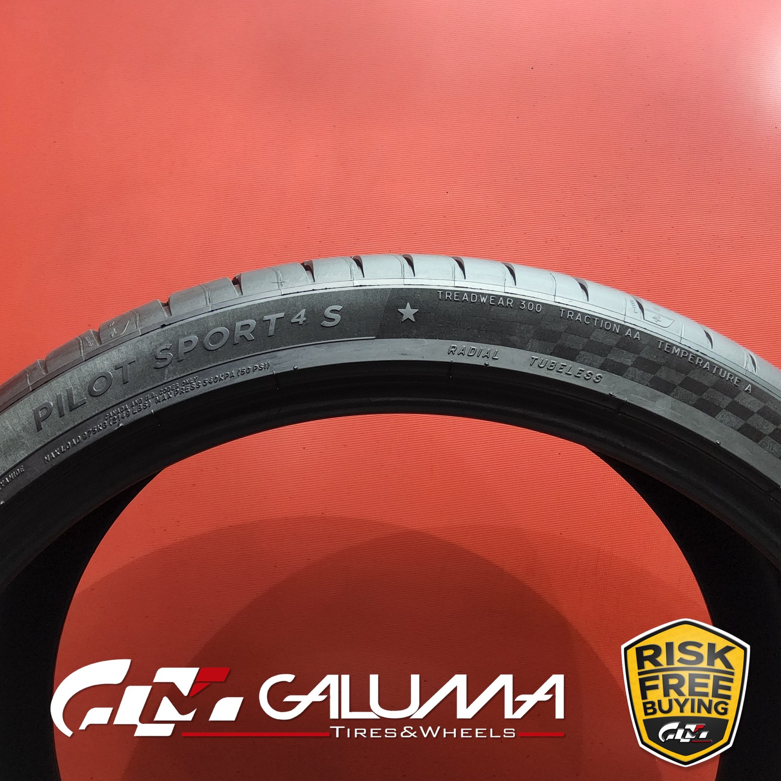 1 Tire LikeNEW Michelin Pilot Sport 4S ★ XL 315/30ZR22 107Y No Repairs #95732