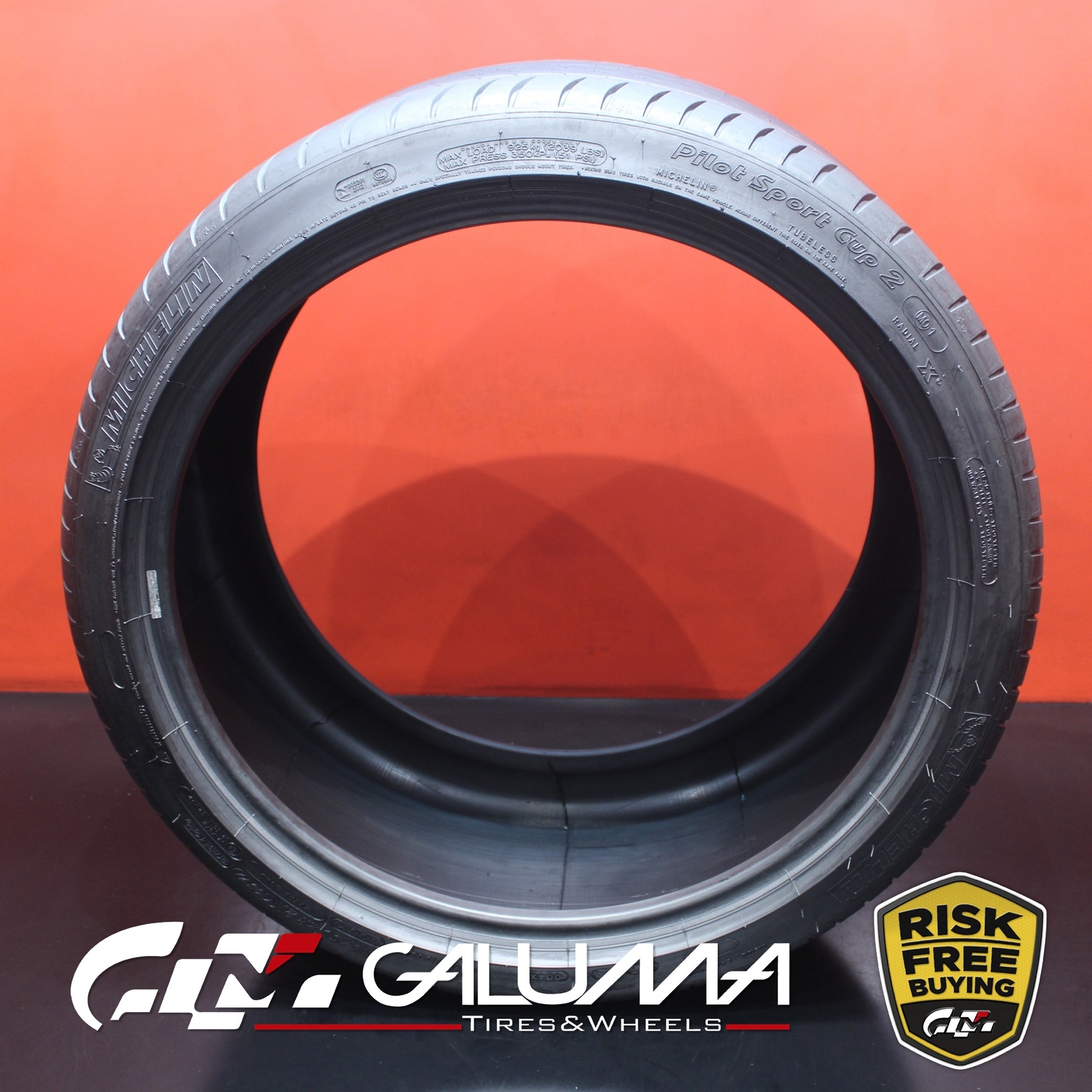 1X Tire LikeNEW Michelin Pilot Sport Cup 2 315/30/21 315/30ZR21 3153021 #71210