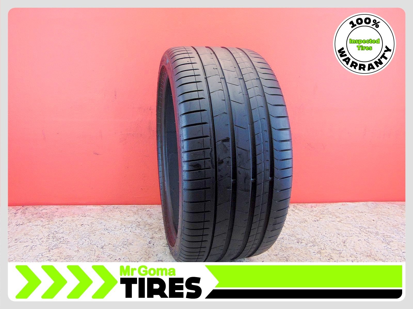1 USED TIRE PIRELLI PZERO TM PZ4 1 E FSC XL 315/30R22 70% LIFE DOT 2023 3153022