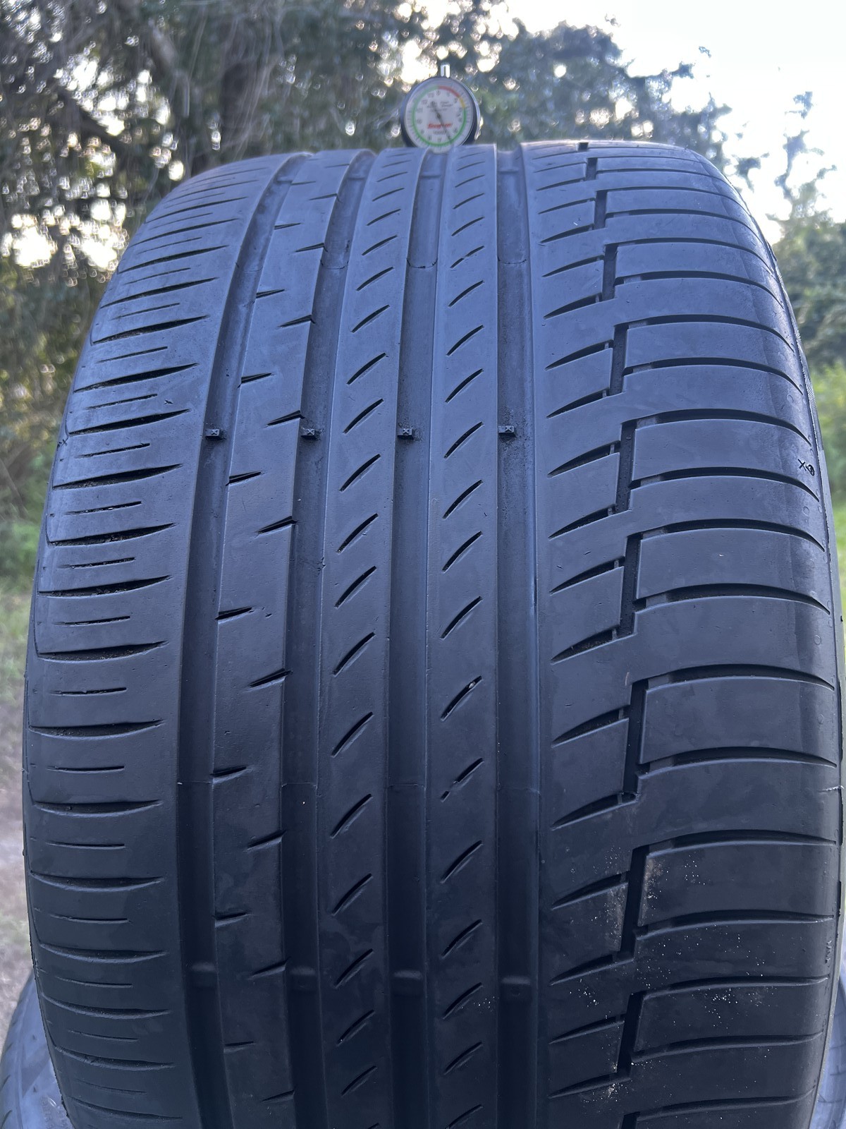 1 Tire Continental PremiumContact 6 ★ BMW 315/30R22 107Y XL DOT.5121 6/32