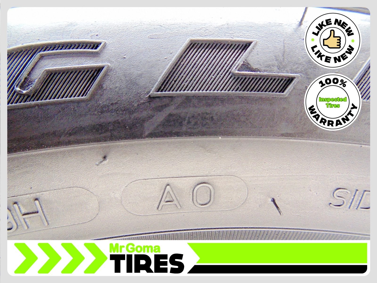 2 GOODYEAR EAGLE SPORT ALL SEASON AO 235/50R19 USED TIRES 10.0/32 TREAD 2355019