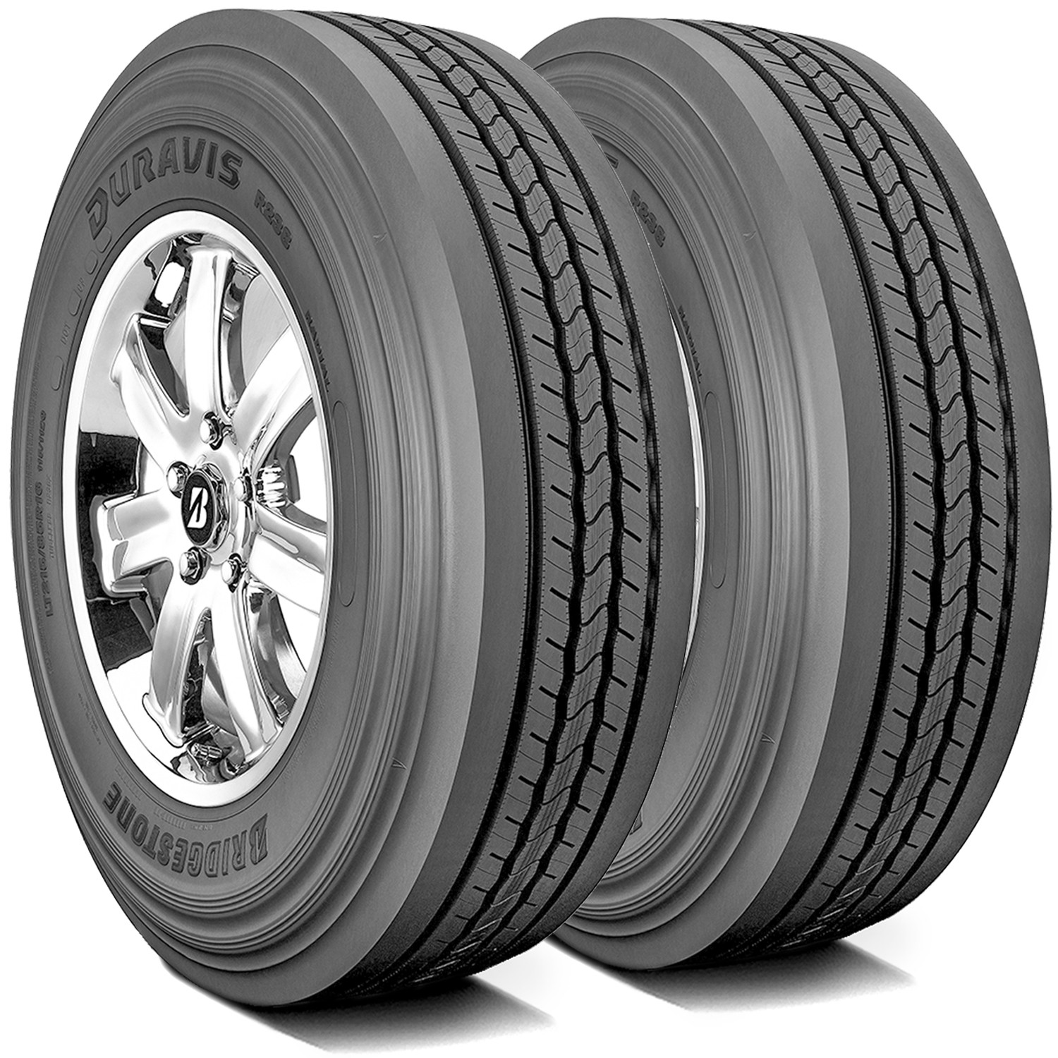 2 Tires Bridgestone Duravis R238 LT 215/85R16 Load E 10 Ply Light Truck