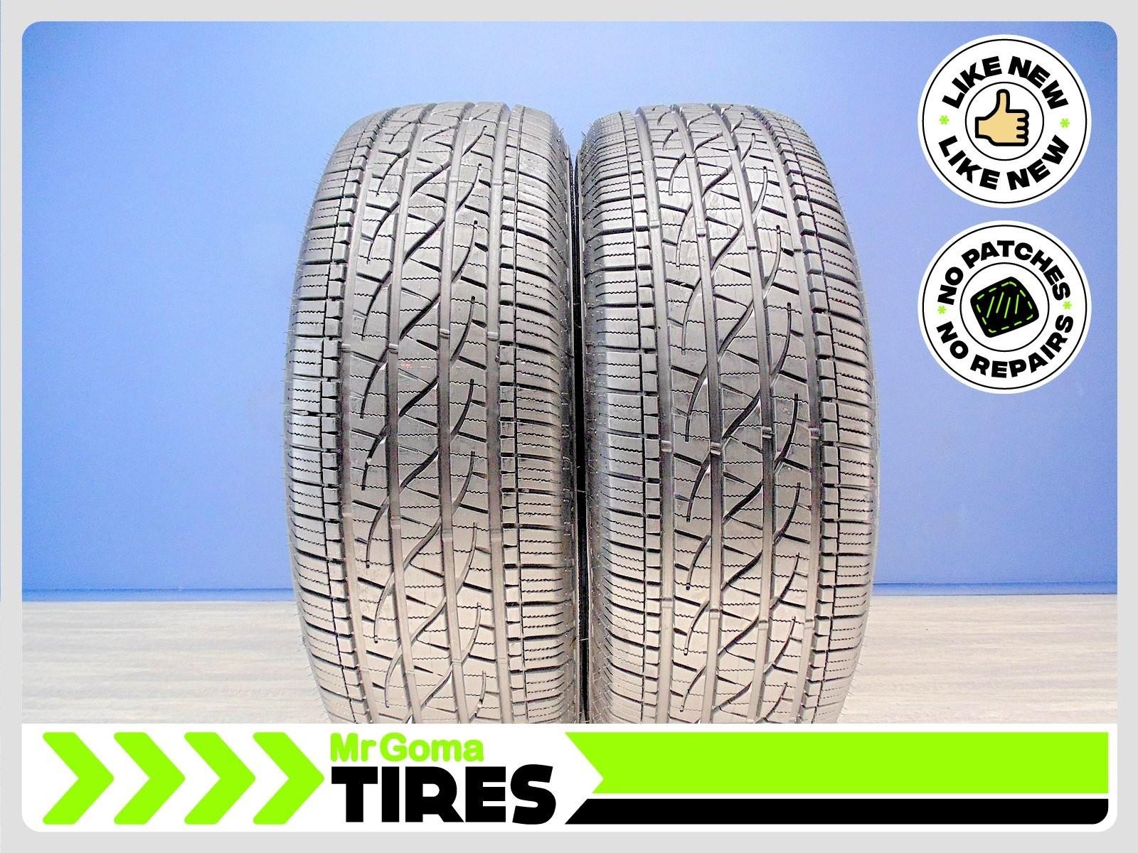 2 FIRESTONE DESTINATION LE3 245/70R17 USED TIRES 9.9/32 TREAD NO PATCH 2457017