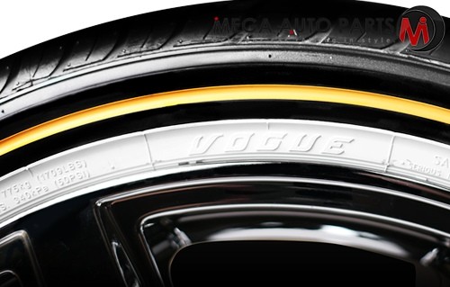4 Vogue Custom Built Radial VIII 235/55R18 104V XL White/Gold Sidewall Tires