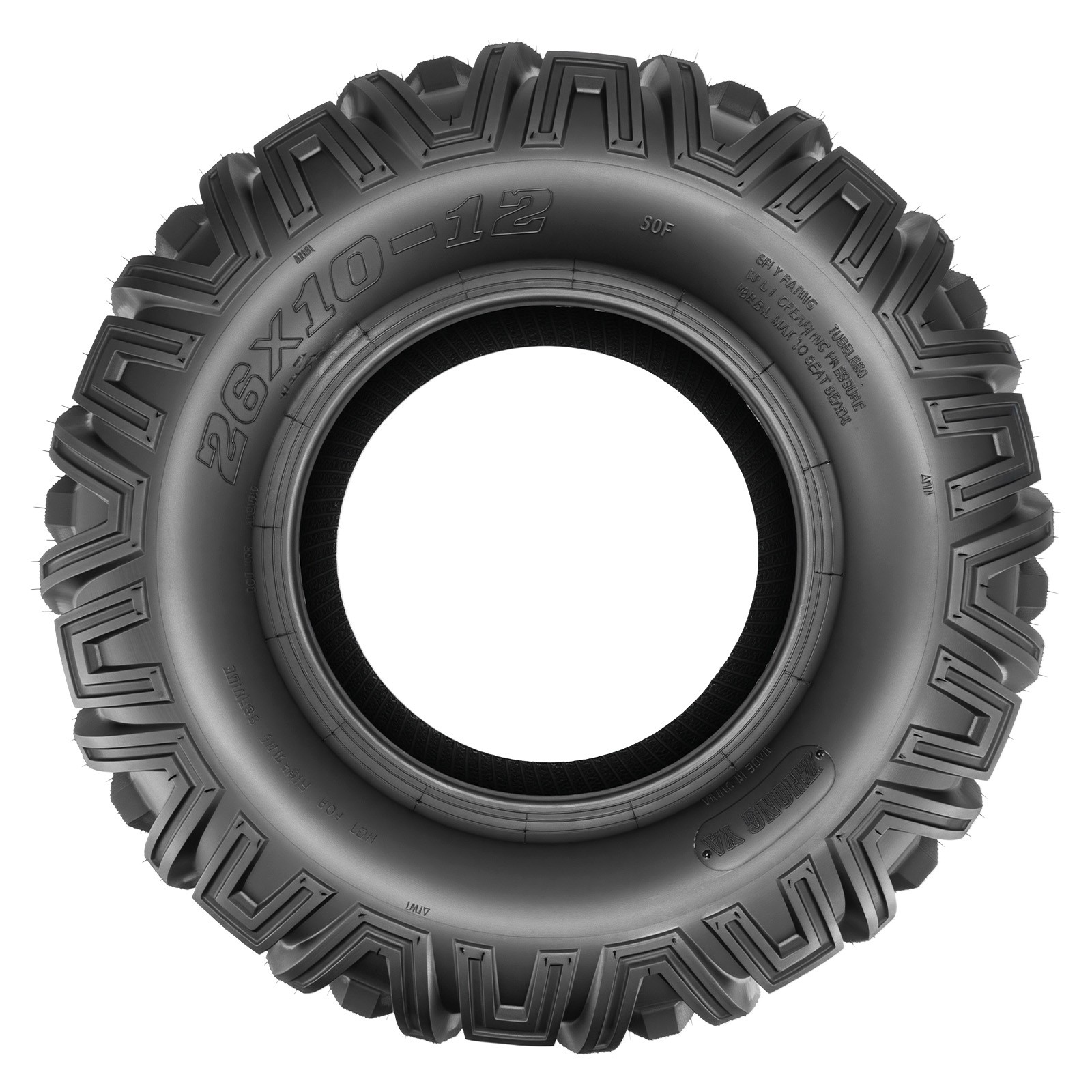 2pcs 26×10-12 ATV Tires 6ply All Terrain New