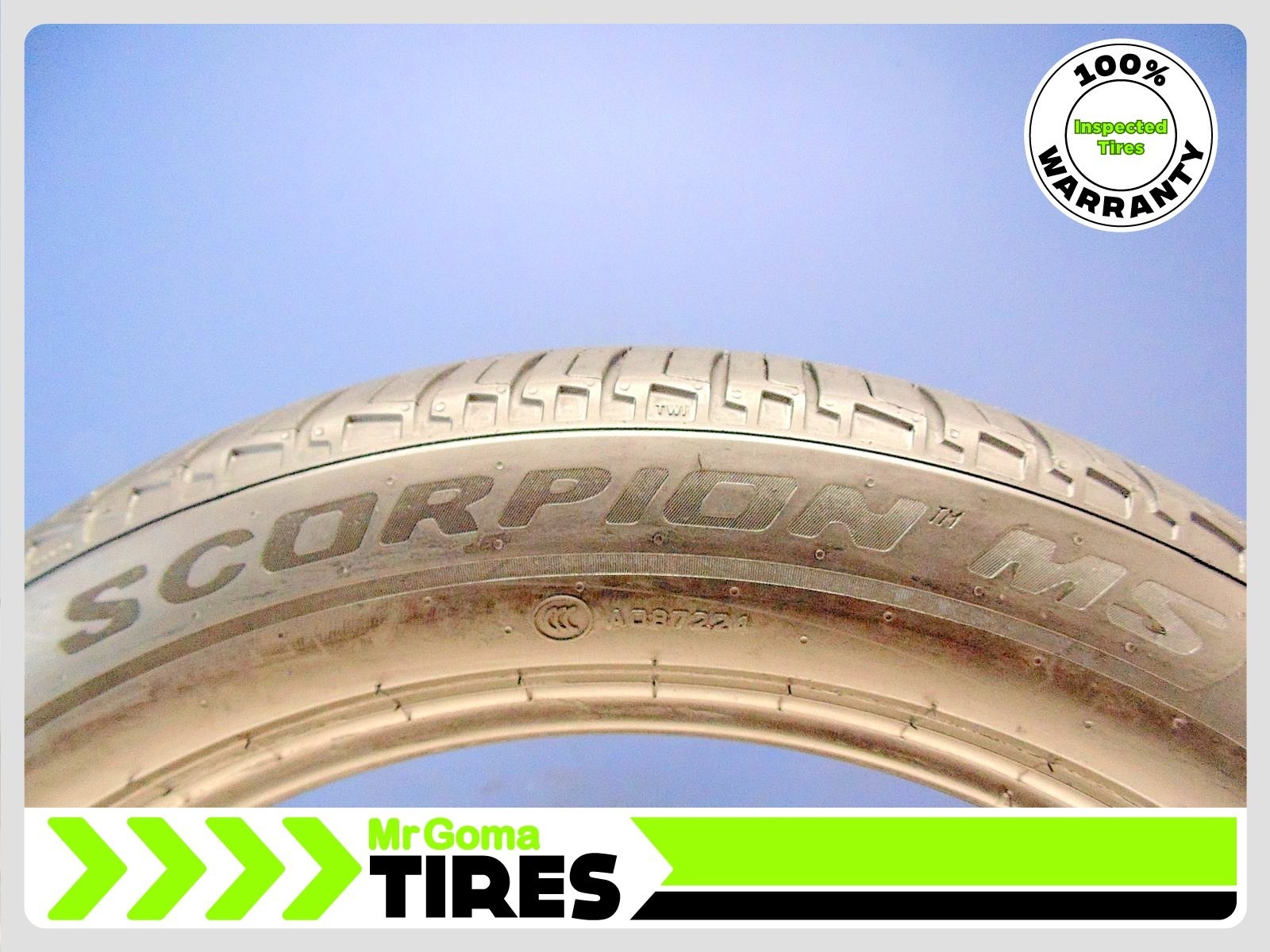 1 PIRELLI SCORPION TM MS T0 ELECT PNCS 255/45R19 USED TIRE 7.3/32 TREAD 2554519