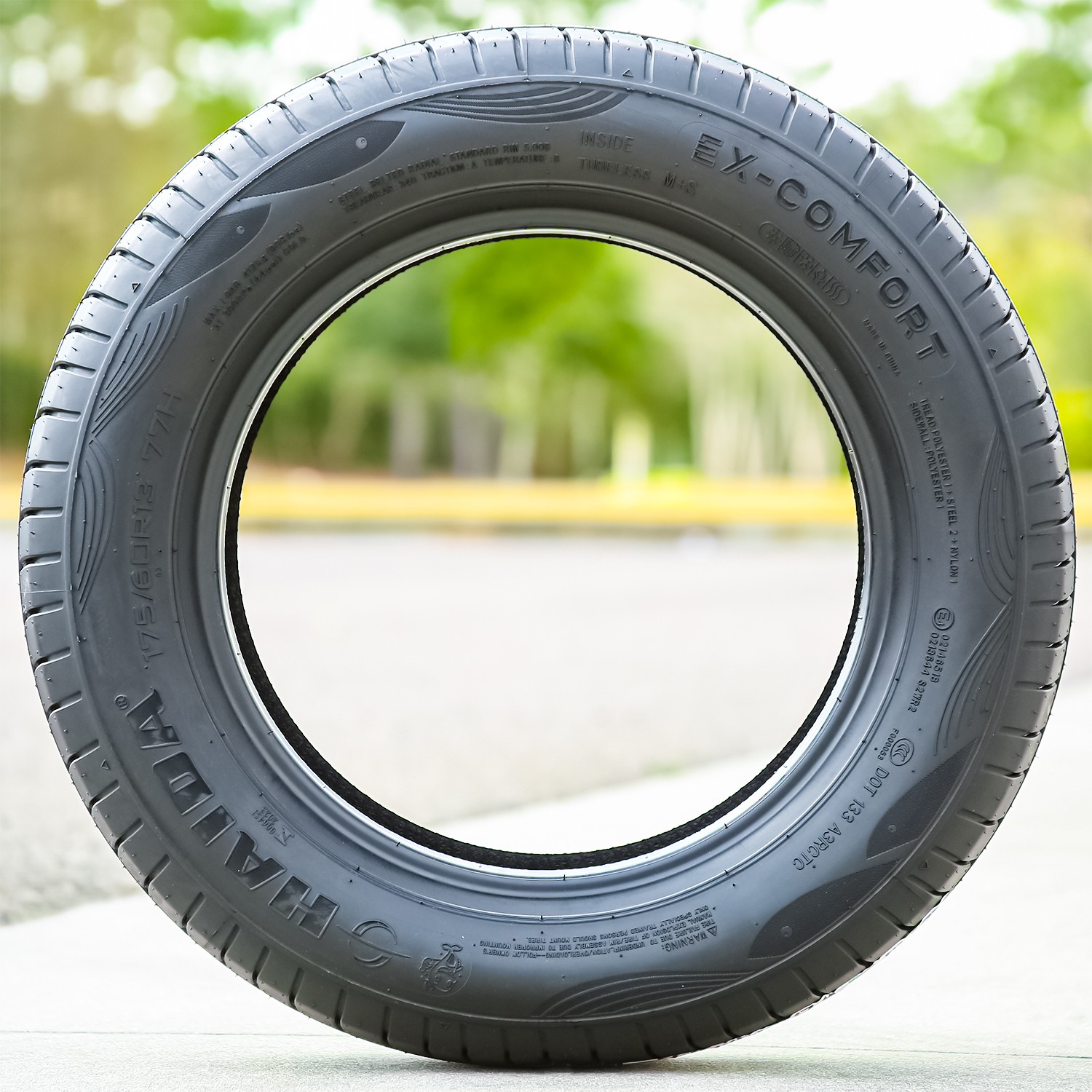 Haida Ex-Comfort 175/60R13 77H All Season Tire UTQG 340AB