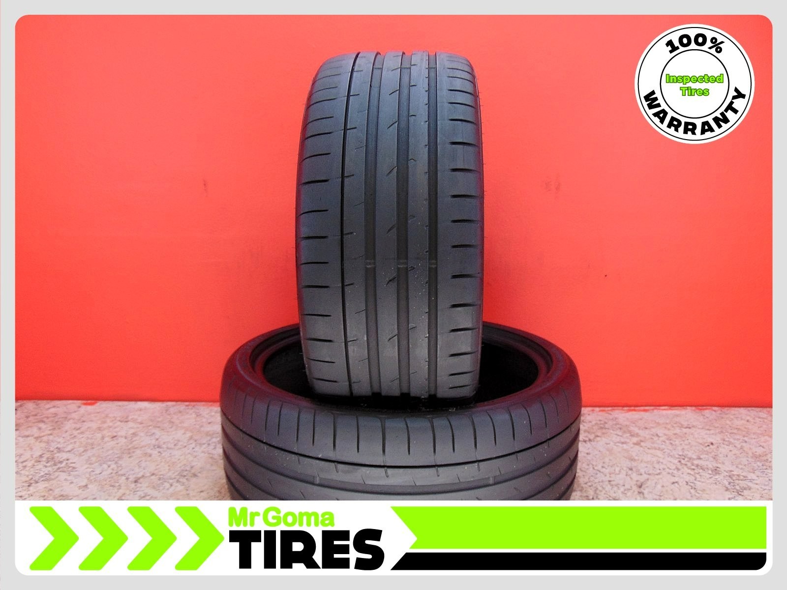 2 GOODYEAR EAGLE F1 ASYMMETRIC 2 NO XL 235/35ZR20 USED TIRES 7.3/32 TREAD