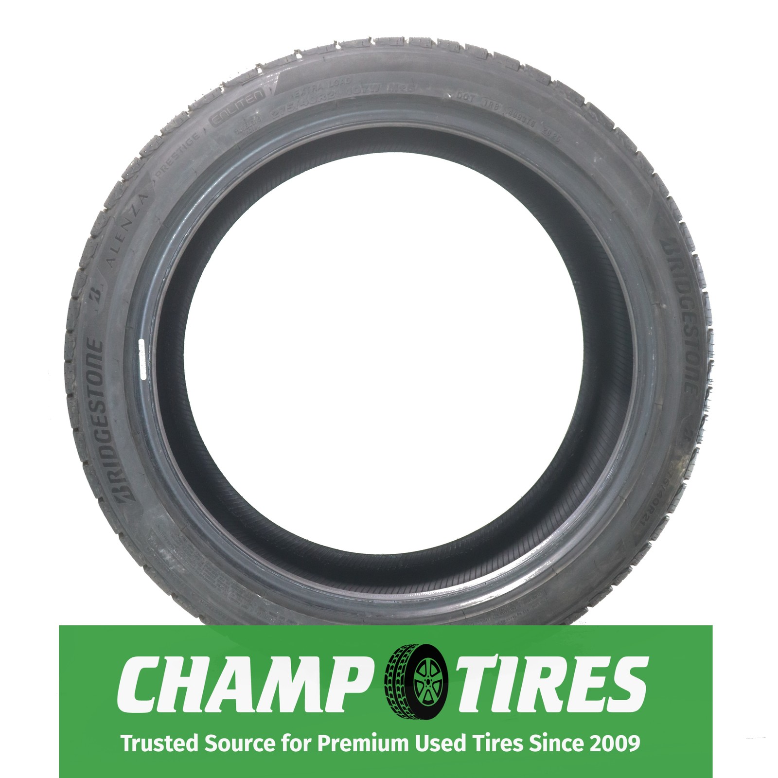 Set Of 2 P275/40R21 Bridgestone Alenza Prestige Enliten 107 W Used 10/32nds