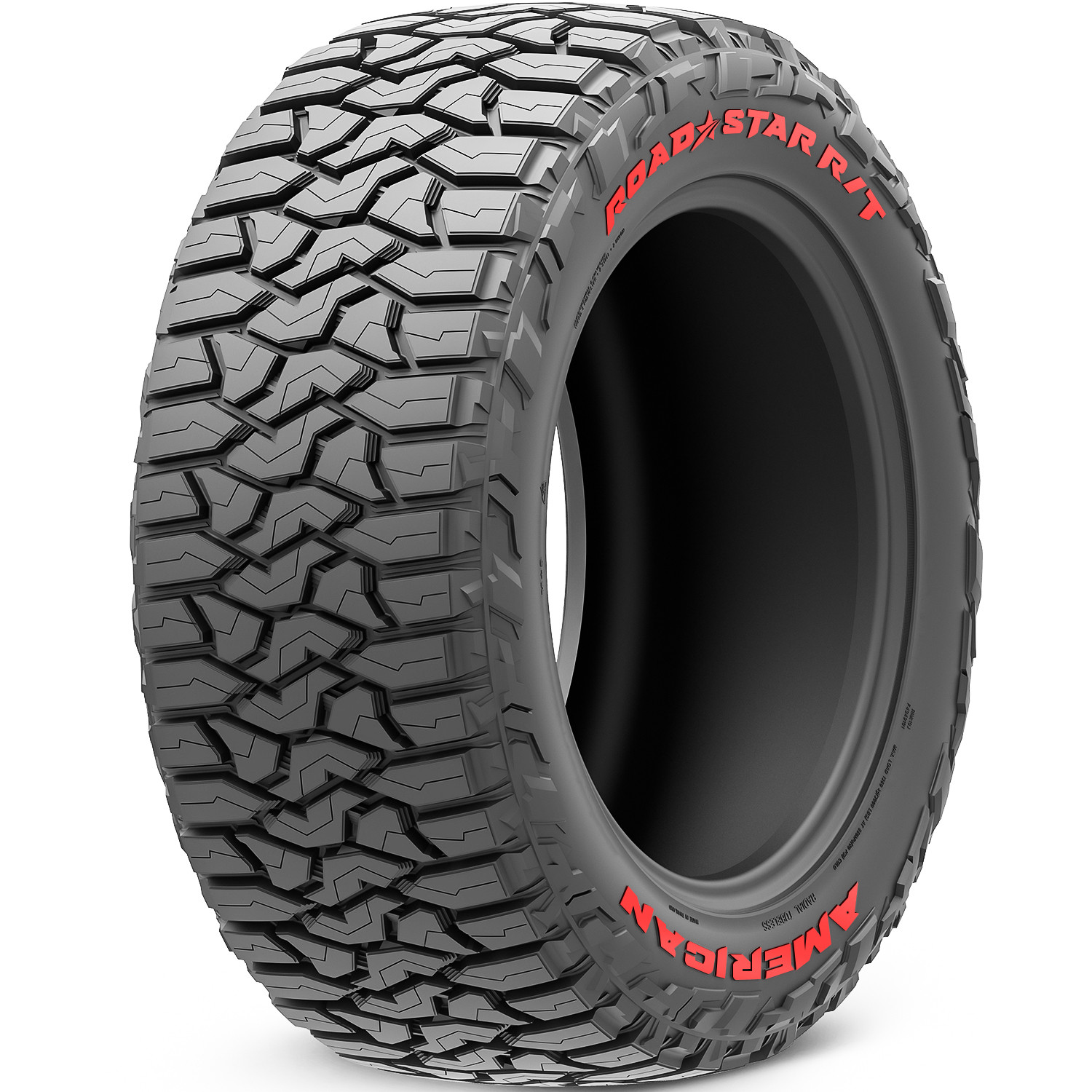 Tire American Roadstar R/T LT 35X12.50R20 Load F 12 Ply RT Rugged Terrain