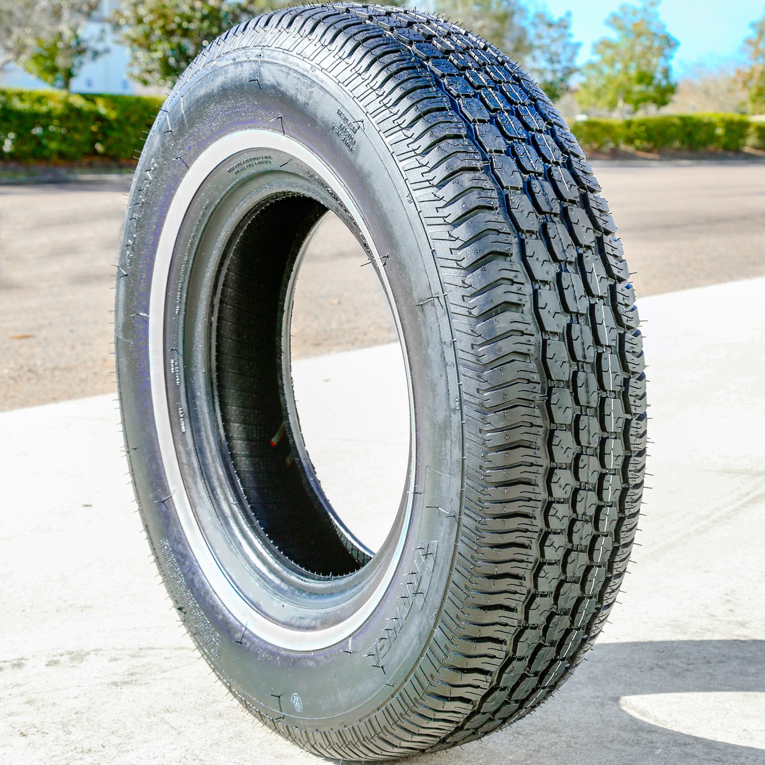 4 Tires Tornel Classic 215/75R15 100S White Wall A/S All Season