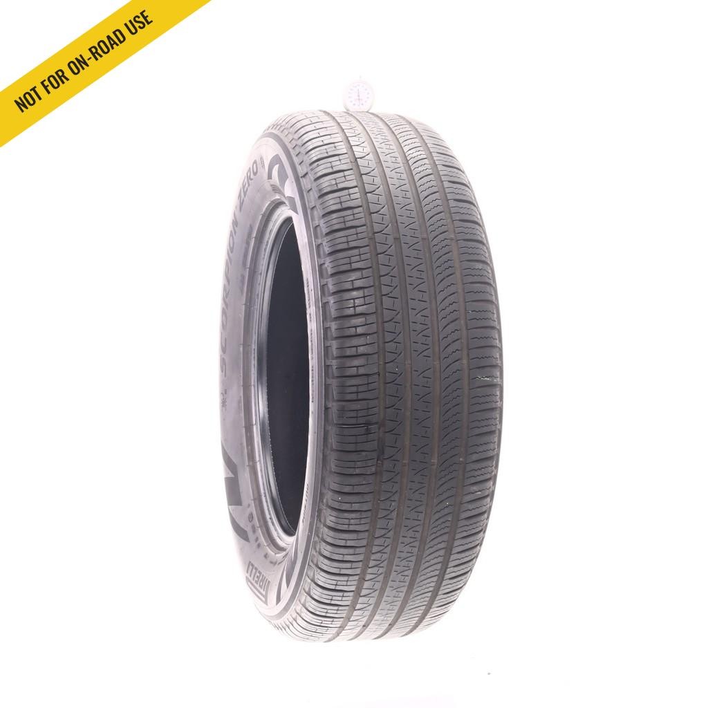 Set of (4) Used 255/65R19 Pirelli Scorpion Zero LR 114V – 6.5-7/32