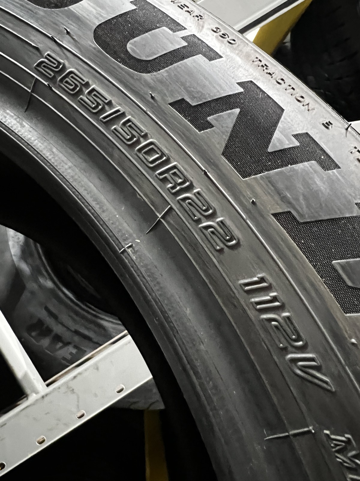 Set Of 4 Dunlop Grandtrek H/T31 265/50R22 112V DOT.0525 8.5/32 NO Patch