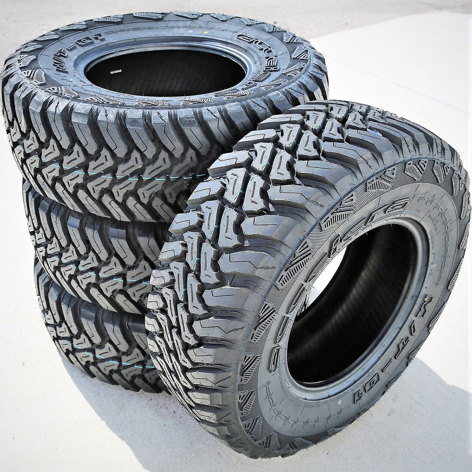 4 Tires Accelera M/T-01 LT 33X12.50R15 Load C 6 Ply MT Mud