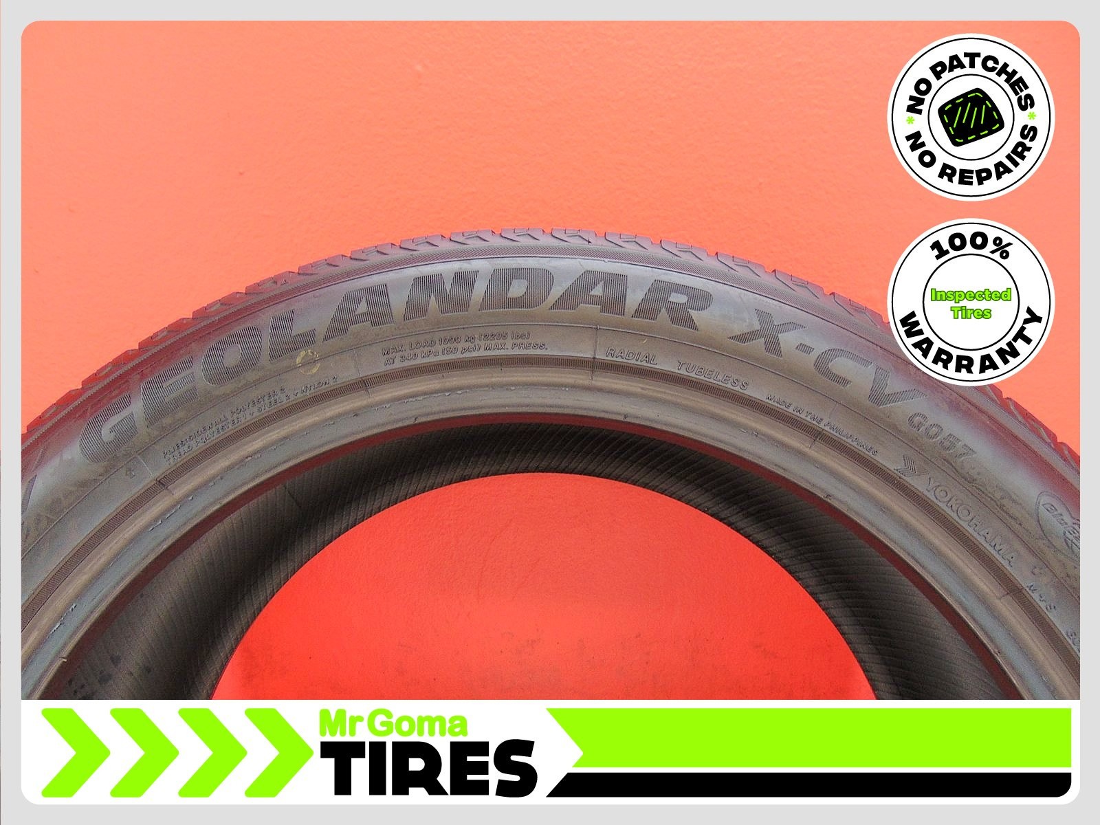1 YOKOHAMA GEOLANDAR X-CV G057 265/45R20 USED TIRE 7.3/32 TREAD NO PATCH 2654520
