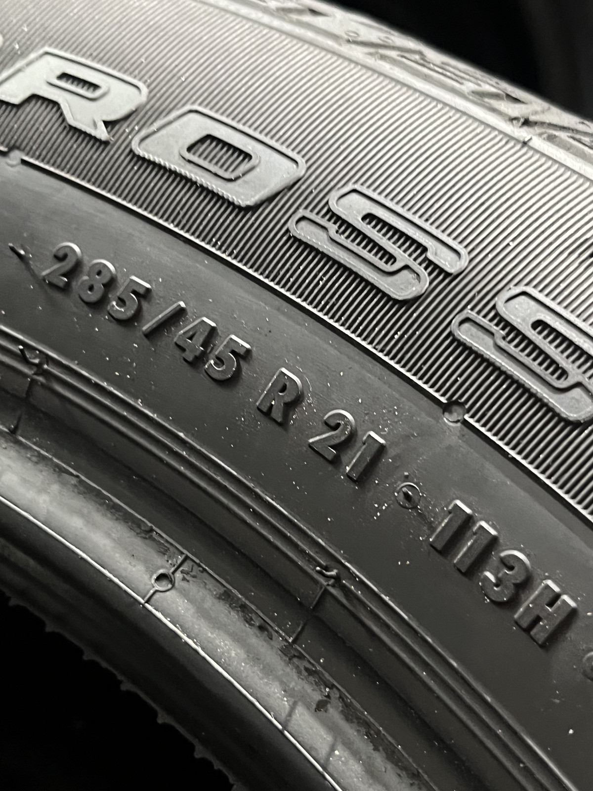 1 Continental CrossContact LX Sport SSR ★ BMW 285/45R21 113H DOT.3724 NO Patch