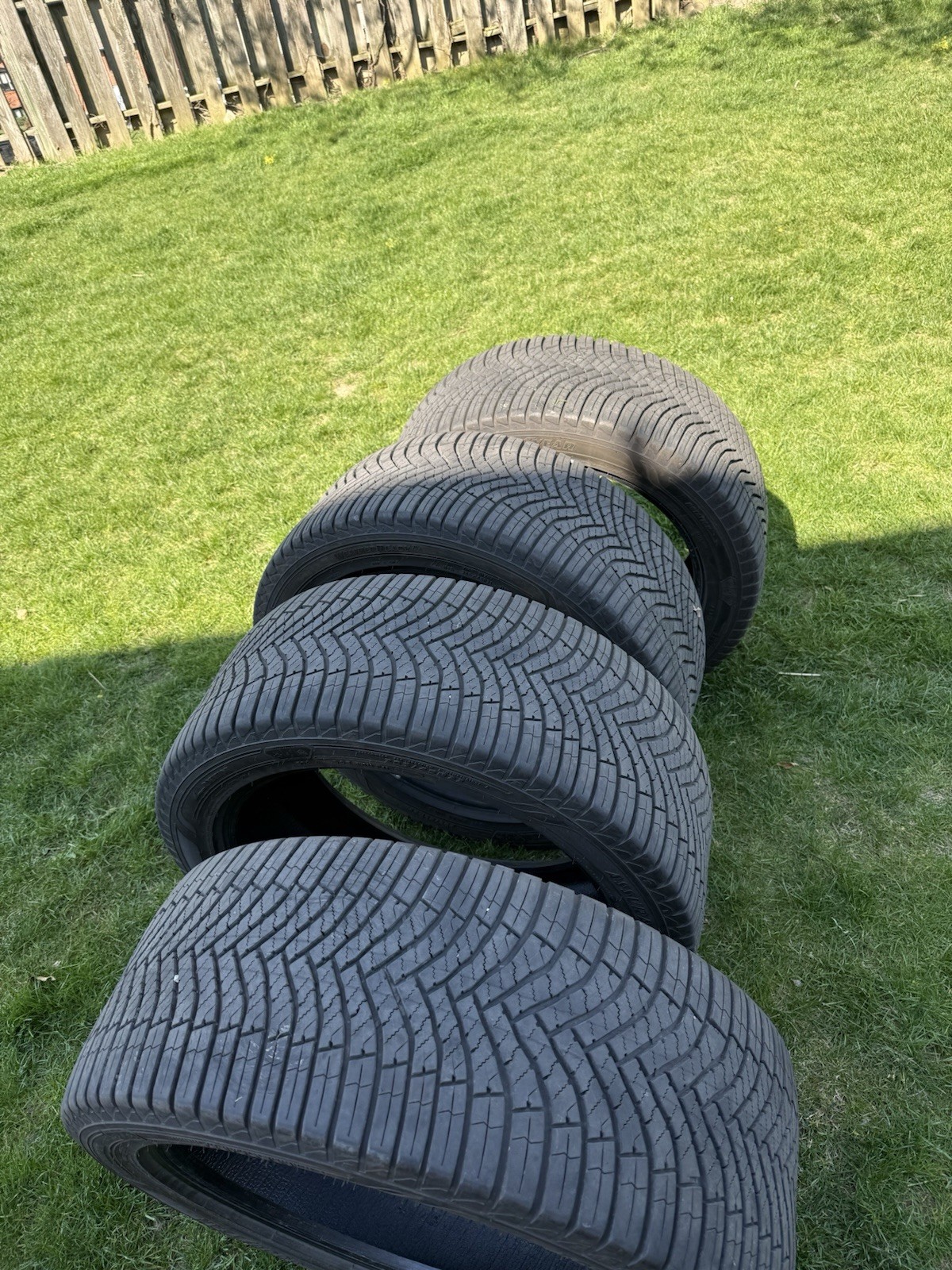 Goodyear 285/45R21 Tires Set of 4 – Used Only 15 Days – 80% Tread – With Invoice
