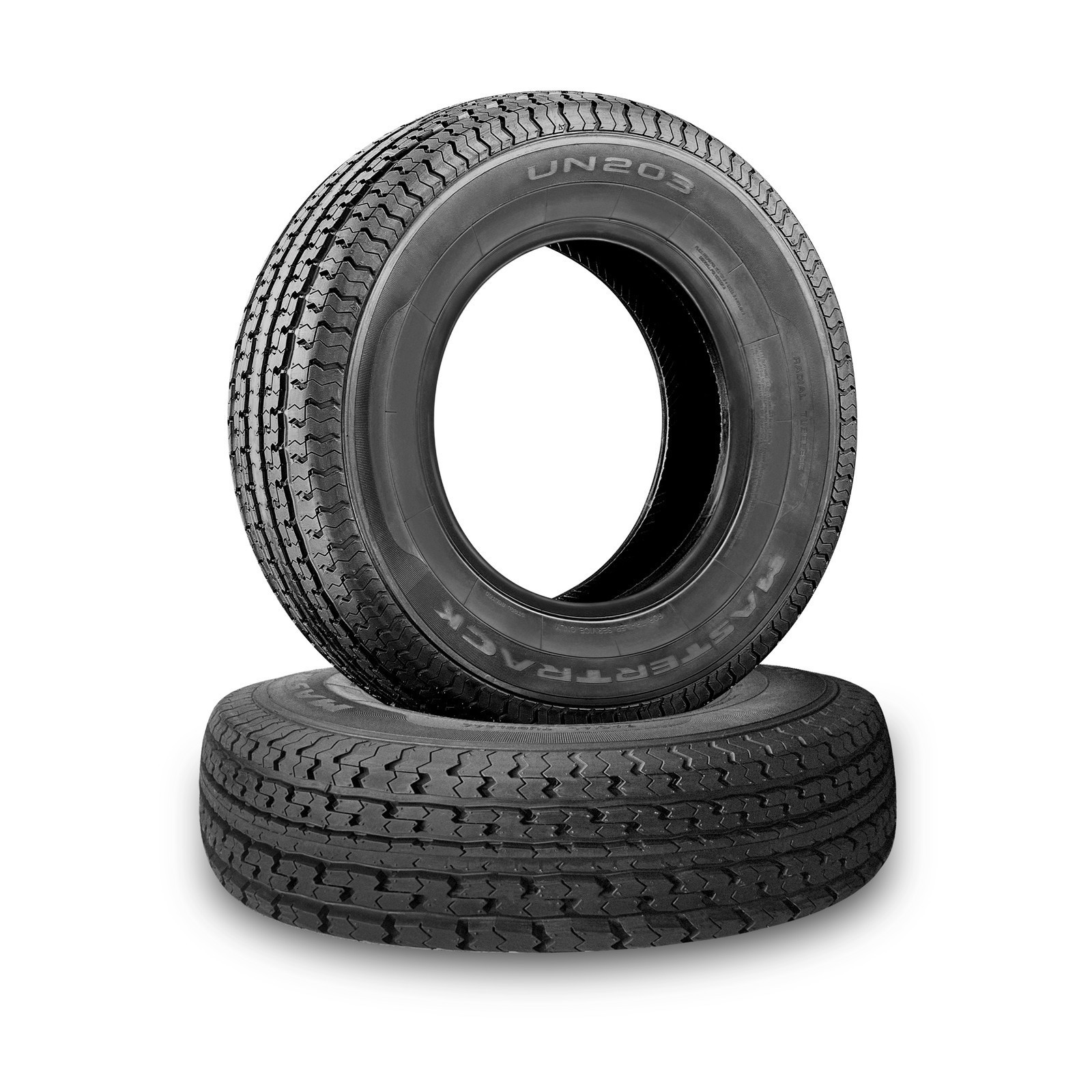 Set of 2 Mastertrack UN203 ST235/80R16 12Ply 127N Load F Trailer Tires 235 80 16