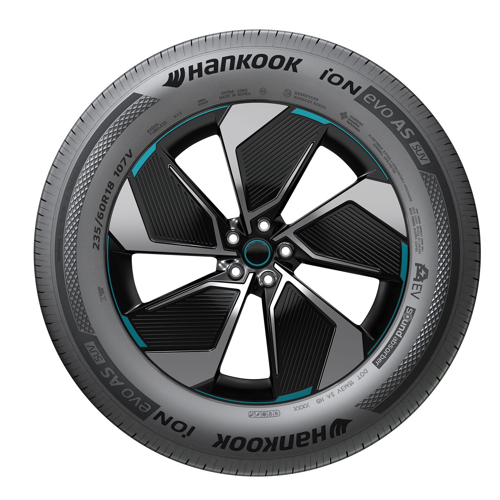 1 NEW 215/50R17 Hankook Ion Evo AS SUV IH01A 95V (Foam) Tire 215 50 R17