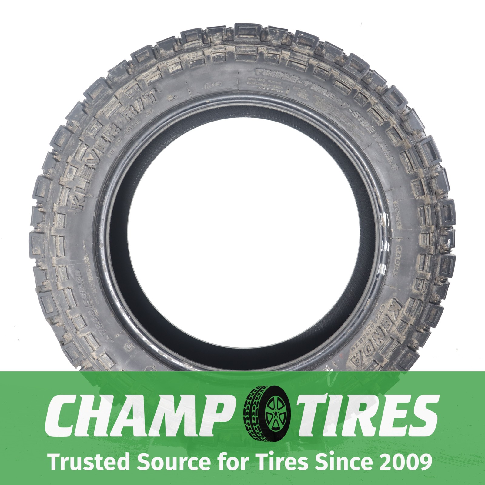 P285/55R20 Kenda Klever R/T 122 R Used 11/32nds