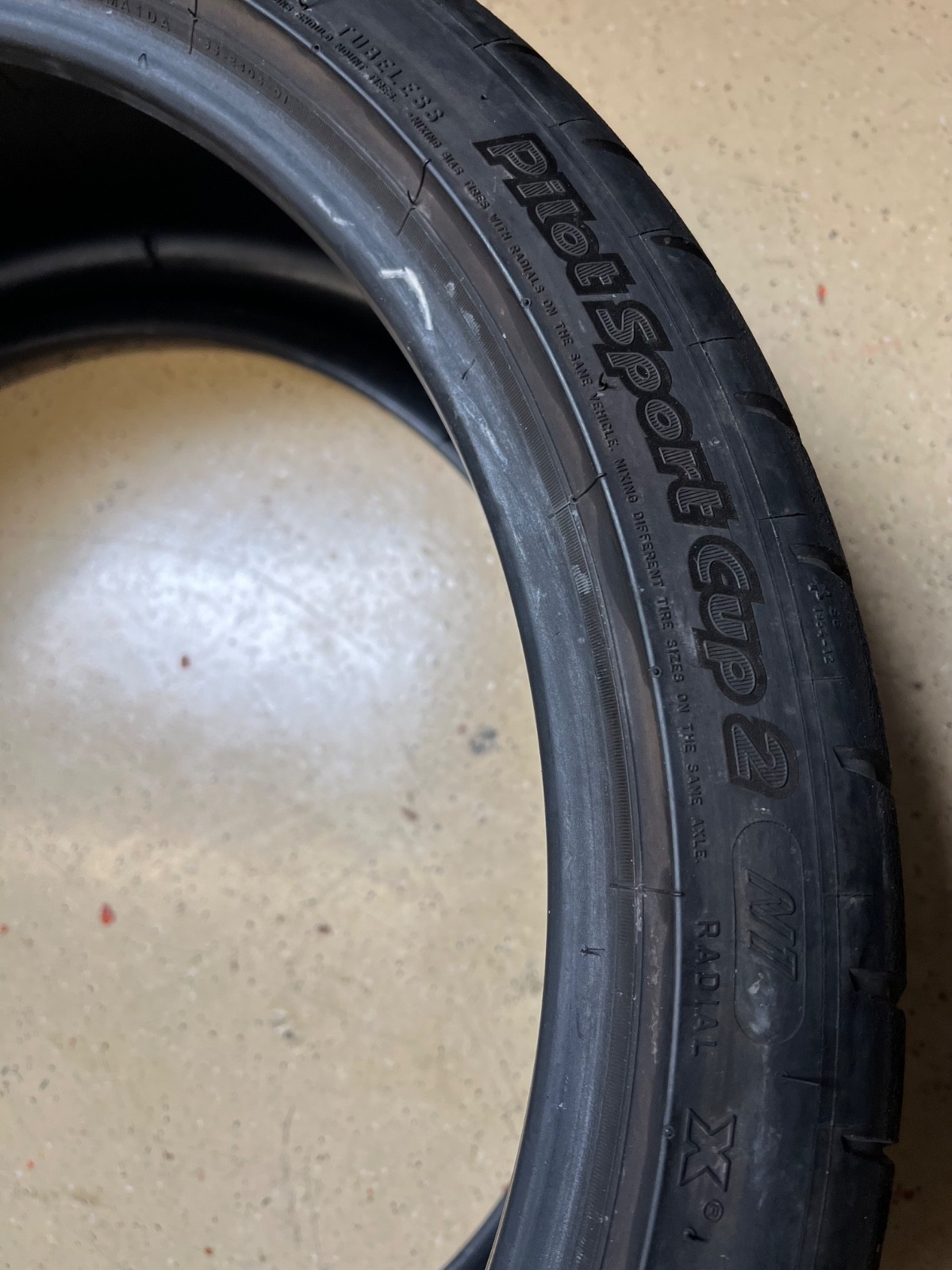 2 – NO REPAIRS 245/35ZR20 XL (95Y) Michelin Pilot Sport Cup 2 (N1) – 1216