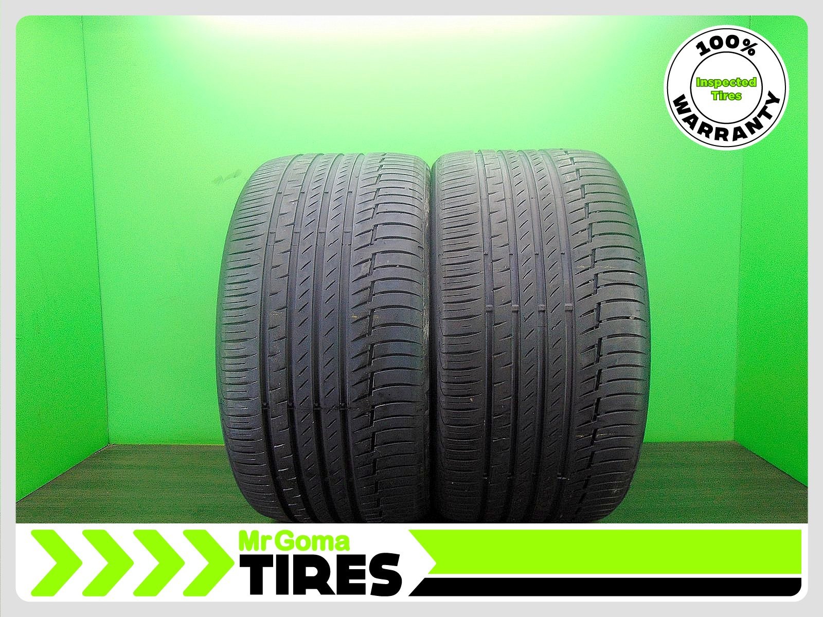 2 315/30R22 USED TIRES CONTINENTAL PREMIUMCONTACT 6 XL 7.0/32 TREAD 3153022 107Y