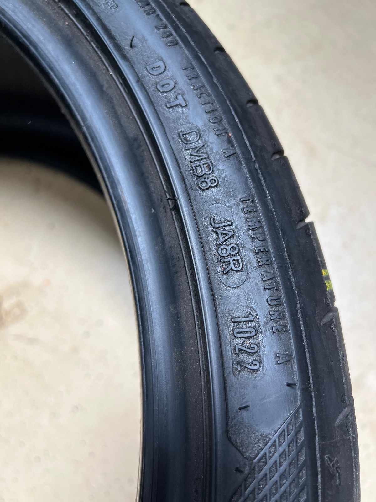 1 – NO REPAIRS 295/30ZR20 XL (101Y) Goodyear Eagle F1 Super Sport (LTS) – 7121