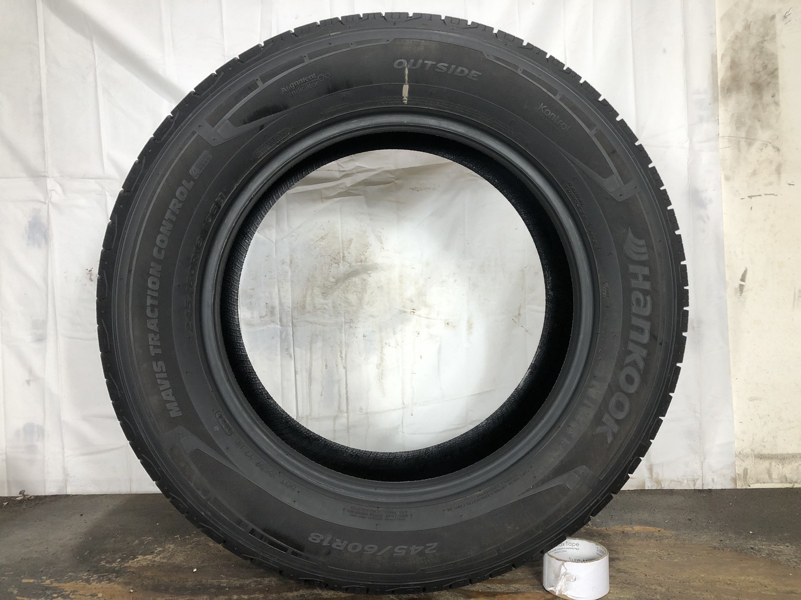 [1] Hankook Mavis Traction Control 4Season P245/60R18 245 60 18 Tire 9.75/32