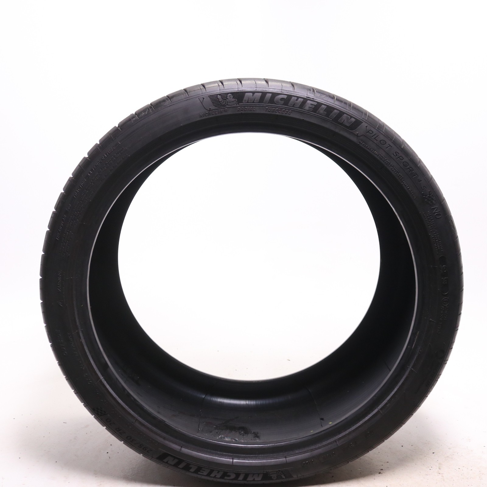 Set of 2 Used 295/30ZR20 Michelin Pilot Sport 4 S NO – 101Y – 7.5/32