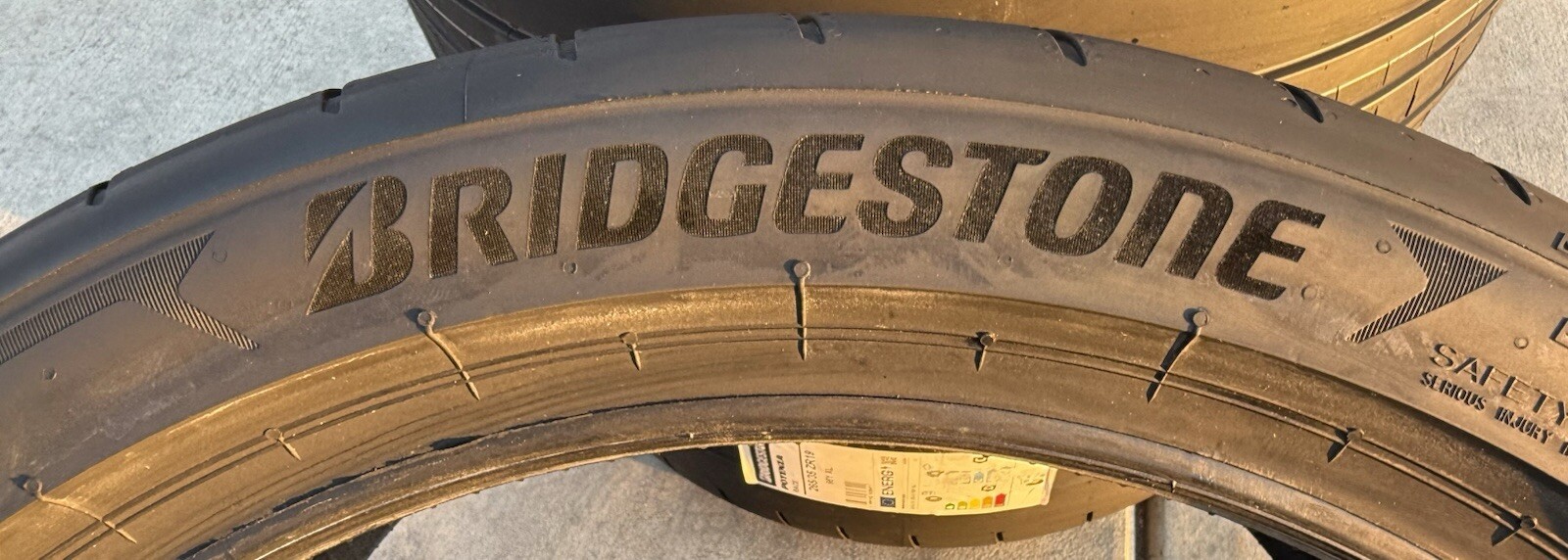 TWO BRAND NEW 265/35ZR19 Bridgestone Potenza Race Tires Like Michelin Cup 2!