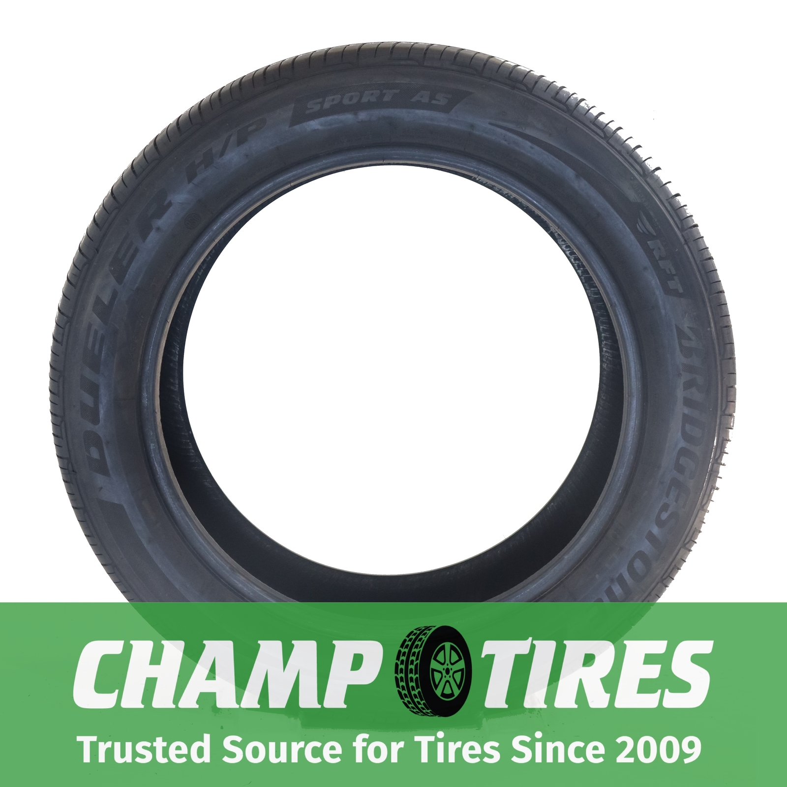 Set Of 4 P245/50R19 Bridgestone Dueler H/P Sport AS RFT 105 H Used 6/32nds