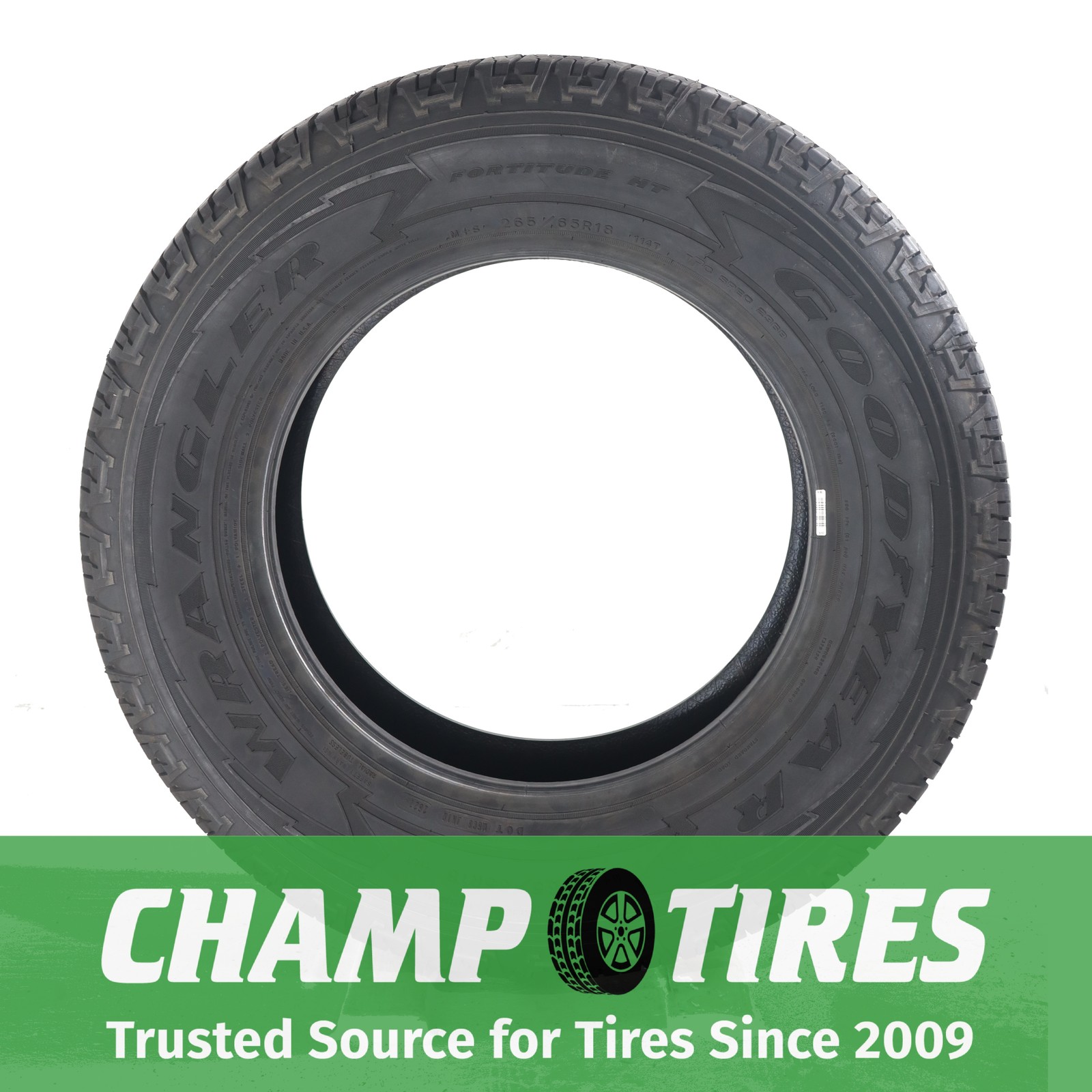 P265/65R18 Goodyear NEW Wrangler Fortitude HT 114 T New 11/32nds