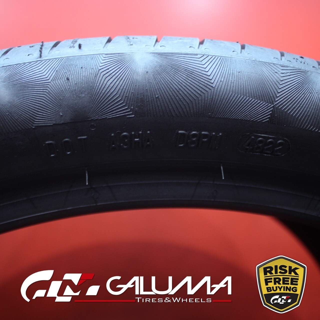 1 (One) Tire LikeNEW Continental PremiumContact 6 315/30R22 315/30/22 #83100