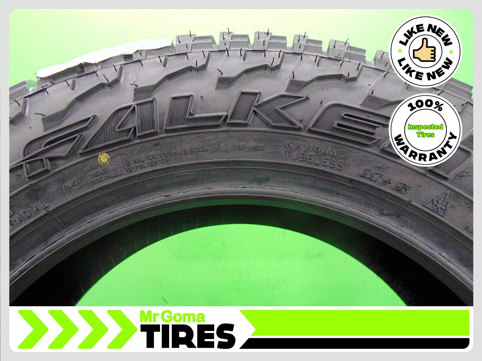 1 215/65R17 FALKEN WILDPEAK A/T AT3W USED TIRE 10.0/32 TREAD 2156517 99T