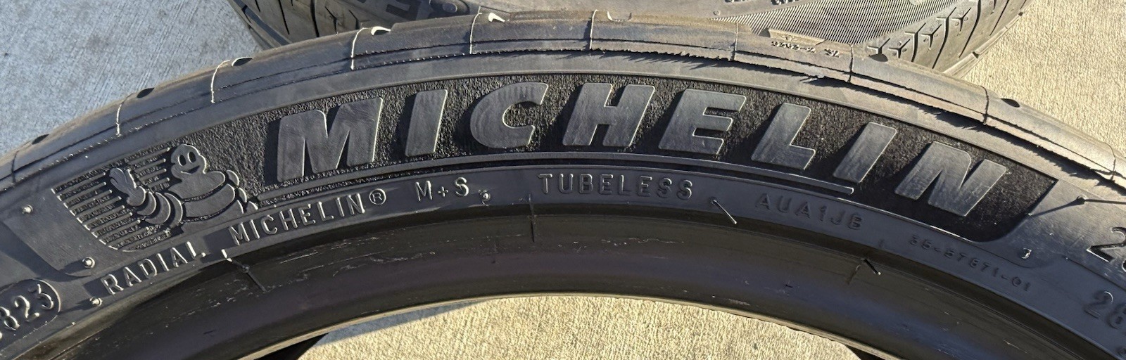 ONE NEW 285/30ZR19 Michelin Pilot Sport All Season 4 ZP Run Flat Corvette Tire